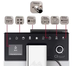 Melitta Caffeo CI-Touch Argent F630-101 Garantie 3 Ans 12 Melitta Caffeo CI-Touch Argent F630-101 Garantie 3 Ans -Bodum Soldes 3 melitta caffeo ci touch f630 101