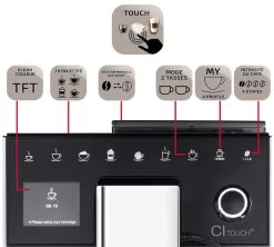 Melitta Caffeo CI-Touch Noire F630-102 Garantie 3 Ans -Bodum Soldes 3 melitta caffeo ci touch f630 102