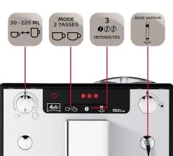 Melitta Caffeo Solo & Milk Argent E 953-102 MaxiPack -Bodum Soldes 4 melitta caffeo solo e953 102