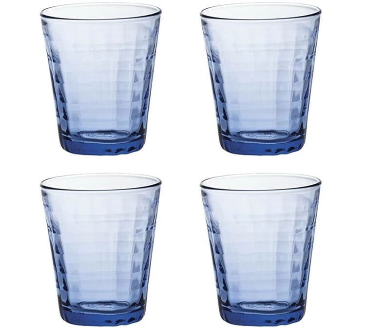 4 Verres Prisme Marine 27.5 Cl - Duralex 3 4 Verres Prisme Marine 27.5 Cl - Duralex