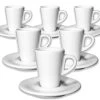 6 Tasses Expresso Et Sous-tasses 7 Cl Porcelaine Speciale Degustazione - Ancap -Bodum Soldes 6 tasses degustazione