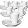 6 Tasses Expresso Et Sous-tasses Porcelaine 7 Cl Giotto - Ancap -Bodum Soldes 6 tasses giotto