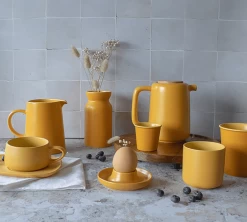 Mugs Isothermes OGO Living En Grès Jaune 20cl X2 -Bodum Soldes 7912132 3 1