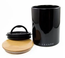 Lot 2 Boîtes Conservatrices Céramique Noir Avec Vide D'air 500g Et 250g - Airscape -Bodum Soldes airscapenoir2 1