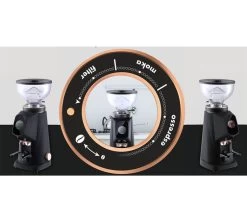 Moulin à Café FIORENZATO AllGround Chrome Effet Miroir Et Noir -Bodum Soldes allground reglages 1