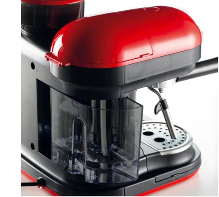 Machine Expresso Avec Broyeur ARIETE Moderna 1318 Rouge 4 Machine Expresso Avec Broyeur ARIETE Moderna 1318 Rouge – Image 2