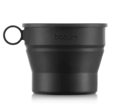 Gobelet De Voyage - BODUM - Bistro Rétractable Avec Couvercle Et Mousqueton, 0.3 L, Noir -Bodum Soldes b1 9
