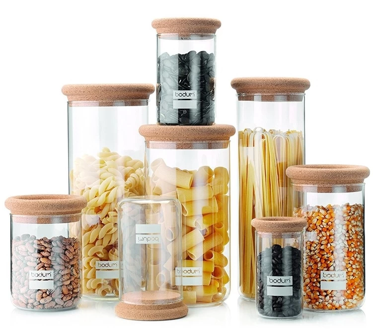 Boîte De Conservation - Yohki Avec Couvercle En Liège 1L - BODUM 5 Boîte De Conservation - Yohki Avec Couvercle En Liège 1L - BODUM – Image 3