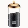 Boîte Avec Couvercle Plaqué Or Classique 1L - BODUM -Bodum Soldes boite couvercle or bodum