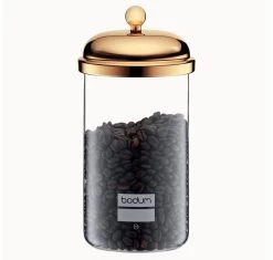 Boîte Avec Couvercle Plaqué Or Classique 1L - BODUM