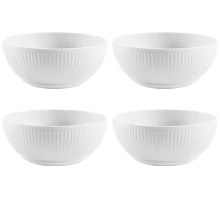 Set De 4 Bols Douro - Porcelaine Blanche - 48 Cl - BODUM 3 Set De 4 Bols Douro - Porcelaine Blanche - 48 Cl - BODUM