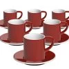 6 Tasses Et Sous-tasses Espresso Bond 8 Cl Rouge - Loveramics 2 6 Tasses Et Sous-tasses Espresso Bond 8 Cl Rouge - Loveramics -Bodum Soldes bondred 8clexpres