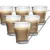 6 Verres à Cappuccino Oslo Avec Anse 22 Cl - Bormioli Rocco -Bodum Soldes bormioli 22cl