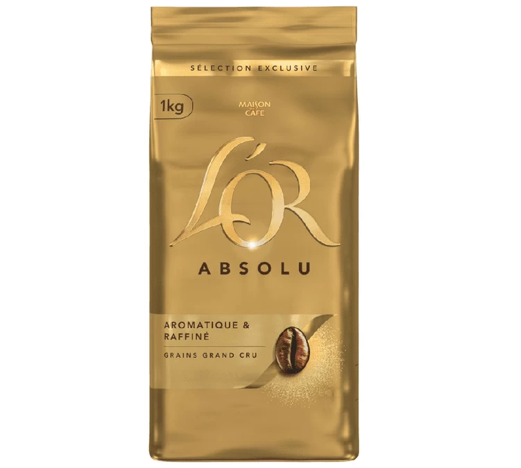 Café En Grain L'Or Absolu - 1kg - L'OR 3 Café En Grain L'Or Absolu - 1kg - L'OR