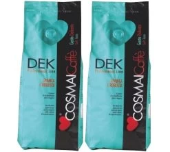 Café En Grains Dek - Arabica/Robusta - 2x500g - Cosmai Caffè