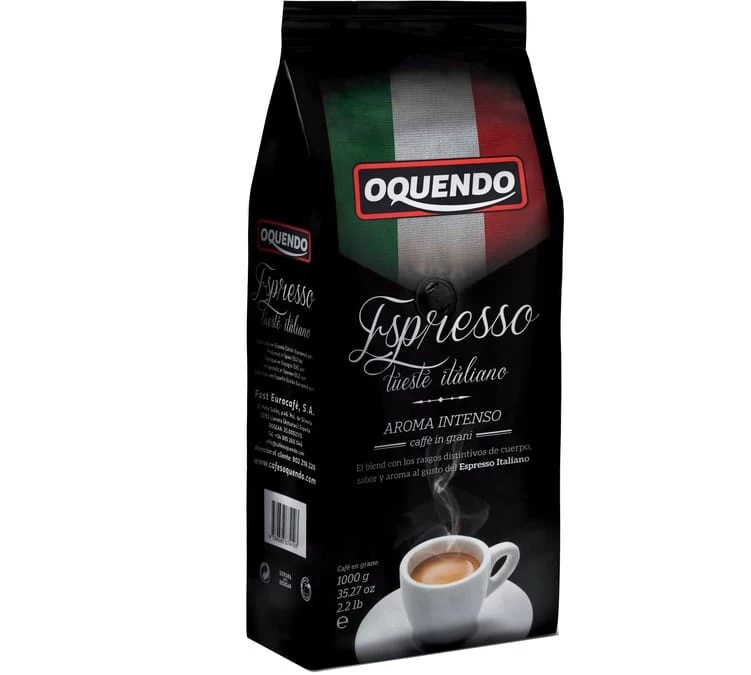 Café En Grains Espresso Italiano - 1kg - Oquendo 3 Café En Grains Espresso Italiano - 1kg - Oquendo