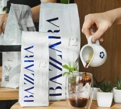 250g Café En Grain Dodicigrancru 100% Arabica - BAZZARA -Bodum Soldes cafeengrainbazzaradodicigrancrupart1kg