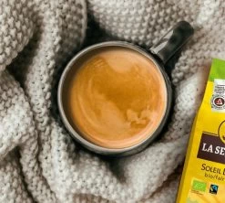 250g Café En Grain Bio 100% Arabica Soleil Levant - La Semeuse -Bodum Soldes cafeengrainbiolasemeuse250g