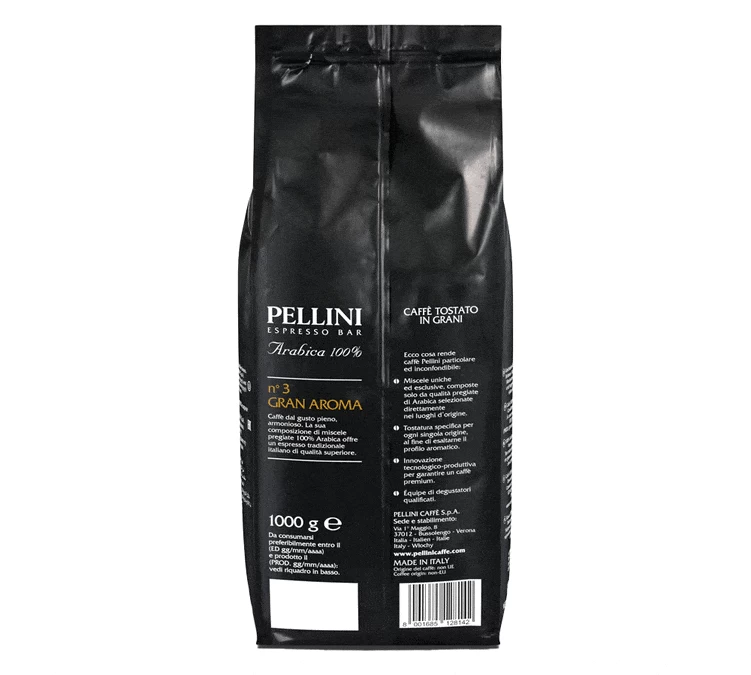 1kg Café En Grain Gran Aroma N°3 - PELLINI 8 1kg Café En Grain Gran Aroma N°3 - PELLINI – Image 6