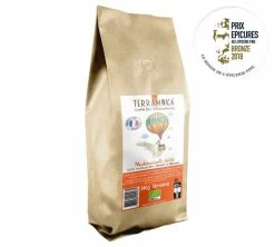 1kg Café En Grain 100% Arabica Bio Mademoiselle Adèle - TERRAMOKA -Bodum Soldes cafeengrainterramokaadele1kg 1