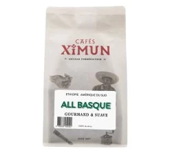 250 G Café En Grain All Basque Pur Arabica - CAFES XIMUN