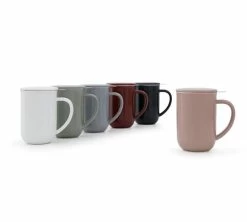 Mug Minima Stone Rose 50 Cl Avec Infuseur Inox - VIVA SCANDINAVIA -Bodum Soldes collection minima