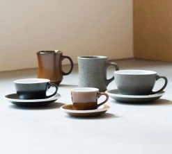 6 Tasses Café Latte Et Sous-tasses Egg 30cl Black - Loveramics -Bodum Soldes collectiongunpow 3