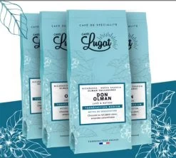 4x250g Café En Grain Nicaragua Don Olman - Cafés Lugat -Bodum Soldes don olman pack