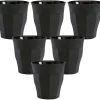 6 GOBELETS 9CL PICARDIE SOFT TOUCH NOIR - DURALEX -Bodum Soldes duralex noirx6 1