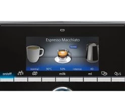 SIEMENS EQ.9+ S700 Home Connect Dark Inox TI9573X5RW Garantie 3 Ans -Bodum Soldes ecran barista siemens eq9 s700