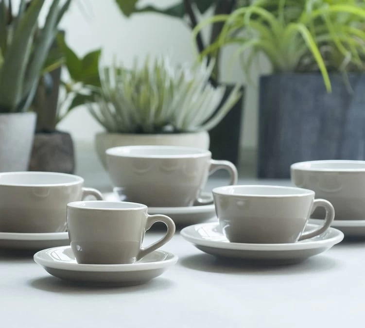 Tasses - LOVERAMICS - Espresso Et Sous-tasses Egg Denim 8cl X6 8 Tasses - LOVERAMICS - Espresso Et Sous-tasses Egg Denim 8cl X6 – Image 6