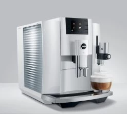 JURA E8 PianoWhite EB Smart Connect Offert Garantie 3 Ans -Bodum Soldes expresso broyeur jura e8 pianowhite cappuccino