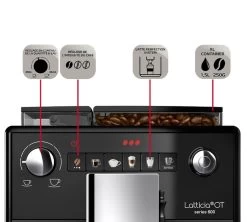 MELITTA Latticia F300-100 One Touch Garantie 3 Ans -Bodum Soldes expresso broyeur melitta latticia silencieuse