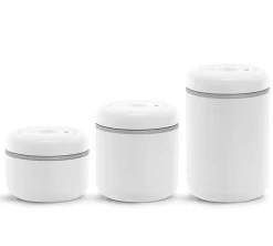 Boîte De Conservation Sous Vide Atmos Blanc Mat 400g - Fellow -Bodum Soldes fellowatmosblanc