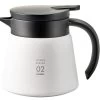 Carafe Isotherme V60 55 Cl Inox Double Paroi - Blanche - HARIO 2 Carafe Isotherme V60 55 Cl Inox Double Paroi - Blanche - HARIO -Bodum Soldes hariov601 1