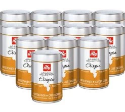 Café En Grains Illy Monoarabica Ethiopie - 12x250g - Illy