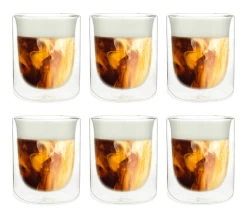 4 + 2 Offerts Verres Double Paroi Mila 25 Cl - PYLANO