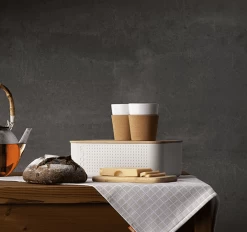 2 Tasses Bistro 30 Cl - Porcelaine Blanche Et Liège - BODUM -Bodum Soldes image secondaire 11582 109 2.0