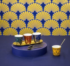 4 Tasses Déco Glamour - 33 Cl - BIALETTI -Bodum Soldes image secondaire tasses 4.0