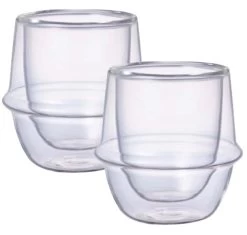 2 Verres Double Paroi Kronos - 8cl - KINTO -Bodum Soldes kronos kinto 2