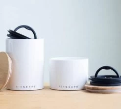 Boite De Conservation Céramique AIRSCAPE Blanc 250 G -Bodum Soldes lifestyle blanc cramique