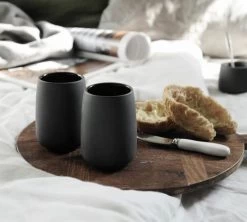 2 Tasses Double Paroi Nicola 150 Ml Noires - VIVA SCANDINAVIA -Bodum Soldes lifestyle nicola
