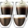 Verres Double Paroi BODUM - Pavina 2x8cl Et 2x35cl 2 Verres Double Paroi BODUM - Pavina 2x8cl Et 2x35cl -Bodum Soldes lot 4 verres bodum 8cl 35cl