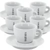 6 Tasses Et Sous-tasses Cappuccino Bazzara - 15cl -Bodum Soldes lot 6 tasses bazzara new