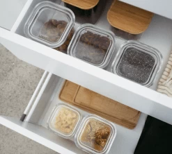 Boîte De Conservation Carrée En Verre 800ml - PEBBLY -Bodum Soldes m1 1