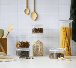 Boîte De Conservation Carrée En Verre 800ml - PEBBLY -Bodum Soldes mixte 1