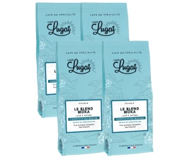 4x250g Café En Grain Le Blend Moka - CAFES LUGAT