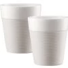 Tasses BODUM - Bistro En Porcelaine Avec Bande Silicone Blanche 2x30cl -Bodum Soldes mug bistro bodum 30cl blanche