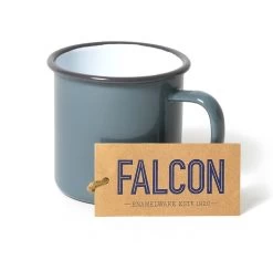 Mug Gris Pigeon 35 Cl - FALCON ENAMELWARE -Bodum Soldes mug gris pillarbox falcon enamelwaer 2