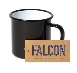 Mug Noir Charbon 35 Cl - FALCON ENAMELWARE -Bodum Soldes mug noir pillarbox 35 cl falcon enamelwear 2